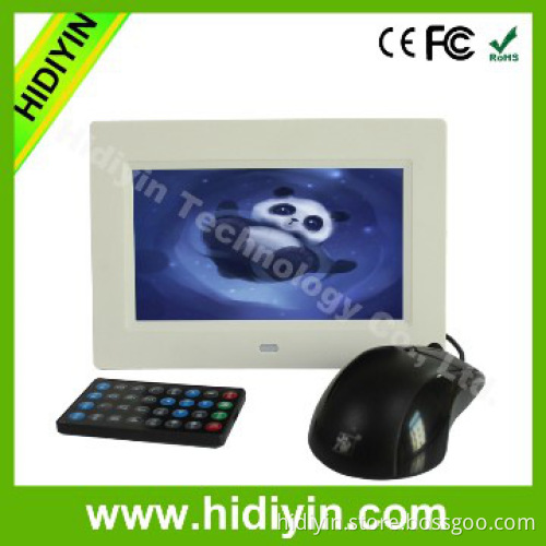 7" supermarket shelf for exhibition frame digital photo